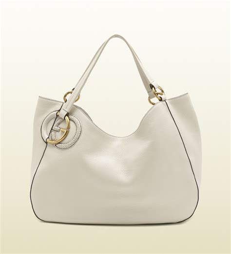 gucci white hand bag|vintage gucci white shoulder bag.